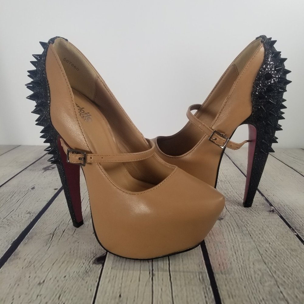 Jeffrey Campbell Insipired Stud/Spiked Platform 6